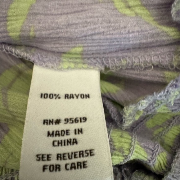 Fever gorgeous top in Liliac/mint green size M - Picture 7 of 10